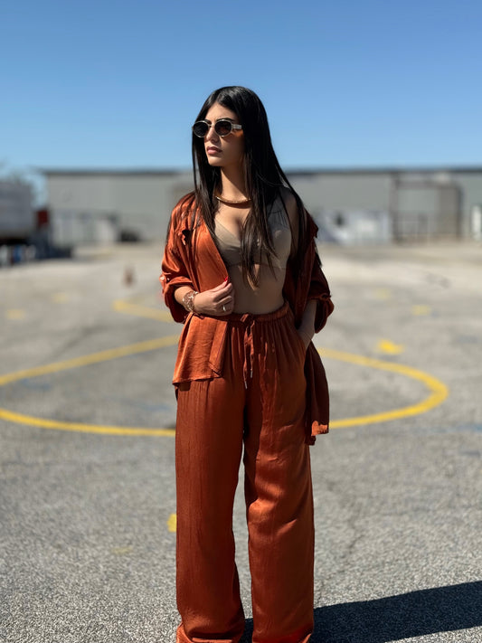 Pantalone Satin